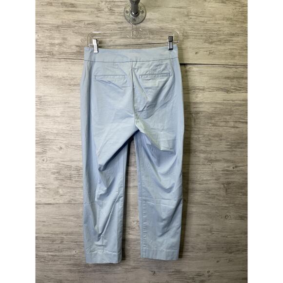 Ann Taylor Factory Pants Womens 2 Light Blue Slim Fit Trouser Dress Career - Picture 7 of 8